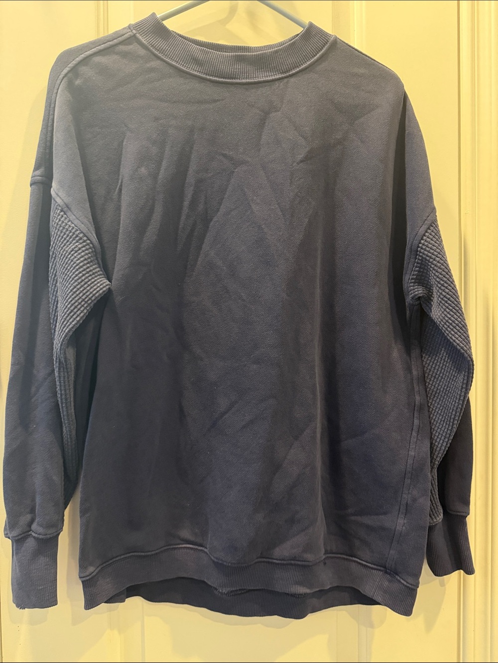 Aerie Crewneck Sweater - Navy Blue